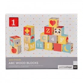 Bloques de madera ABC (15 bloques)