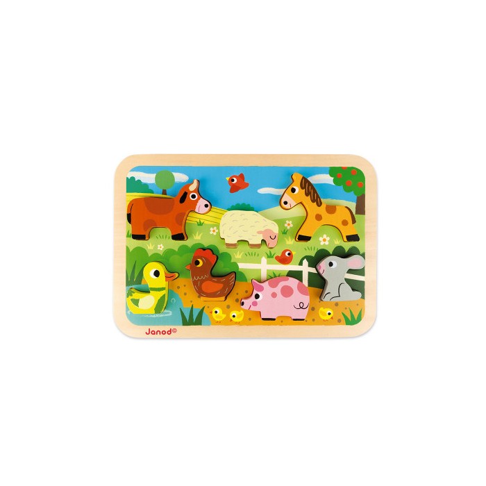 CHUNKY PUZZLE DE LA GRANJA 7 PIEZAS