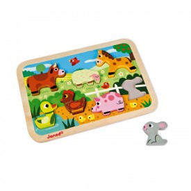 CHUNKY PUZZLE DE LA GRANJA 7 PIEZAS