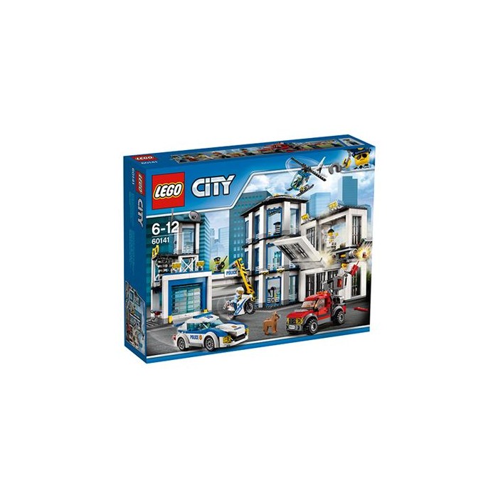 Comisaria De Policia Lego City con Helicóptero y figuras