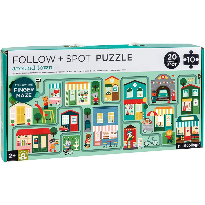 Puzzle Sigue y Observa BUSY TOWN