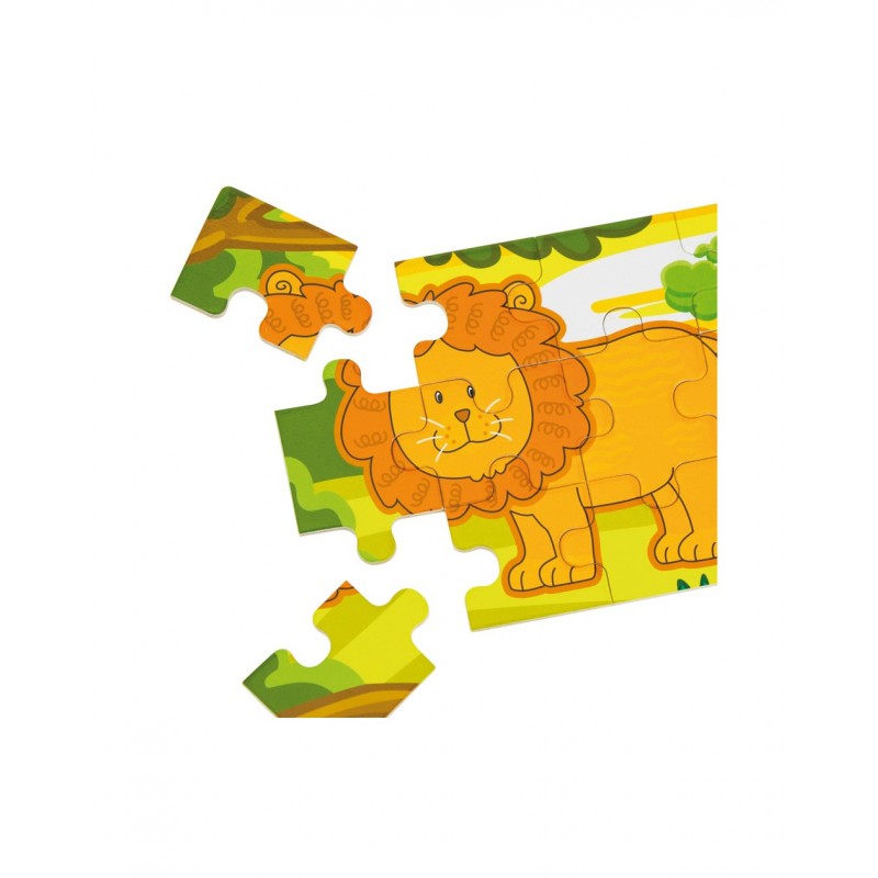 4 Puzzles Diorama Jungla Andreutoys