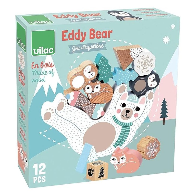 JUEGO EQUILIBRIO MADERA EDDY BEAR. VILAC